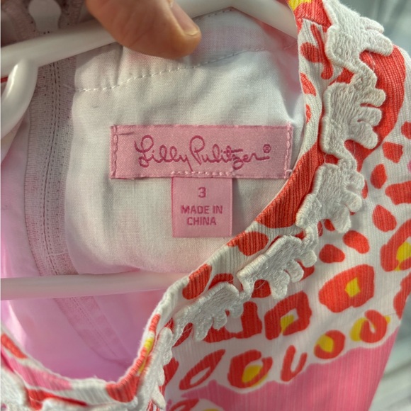 Lilly Pulitzer Girls Shift Dress - Size 3 - Picture 5 of 5